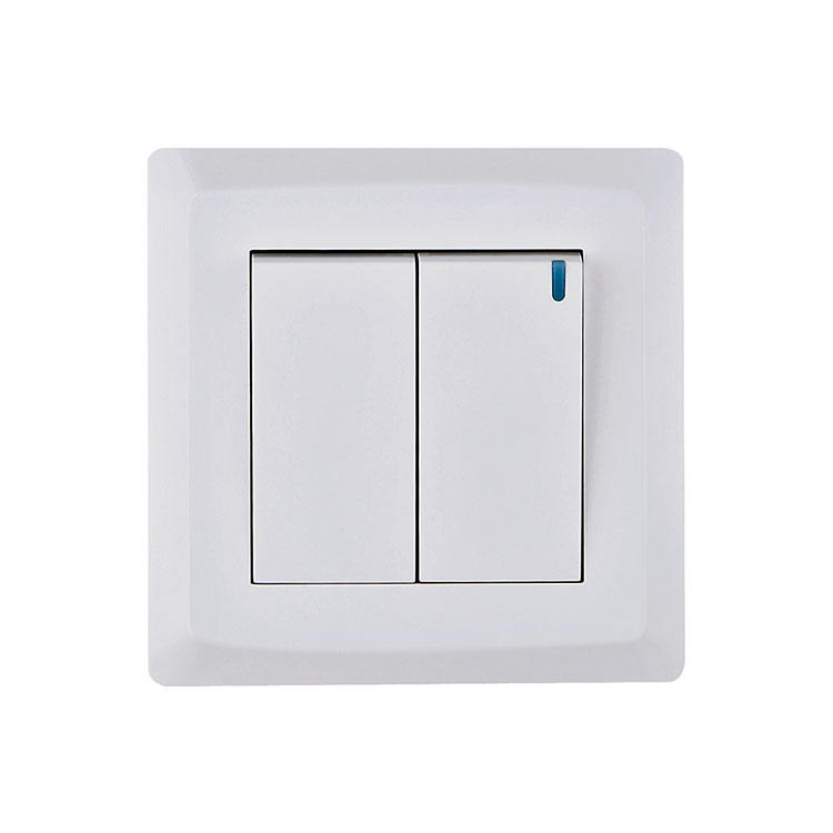 Factory Wholesale Cheap Electrical Home Use Power UK Standard Blank White Switches and Socket Light Wall Switches Outlet