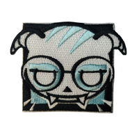 Vente en gros de patchs de broderie autocollants en forme d'animal personnalisés Tissu chenille écologique thermocollant pour chapeaux et vêtements