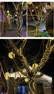 Cuerdas de luz LED impermeables IP44 para exteriores, decoración de jardín para Patio, 5M, 10M, 20M, 30M, 50M, 100M, iluminación de cadena de hadas - Product Image 5
