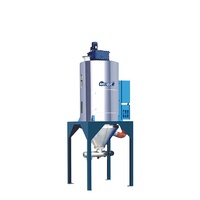 Machine industrielle de cristalliseur de flocons de plastique PET 750L pour équipement auxiliaire d'injection plastique