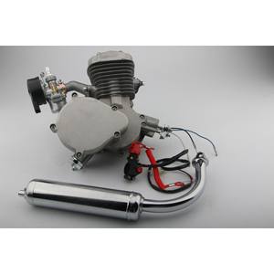 เครื่องยนต์เบนซิน 80 ซีซี สำหรับจักรยาน อะไหล่แต่งมอเตอร์ไซค์ขนาดเล็ก 50/60 ซีซี เพิ่มกำลังสำหรับการดัดแปลง - Product Image 2