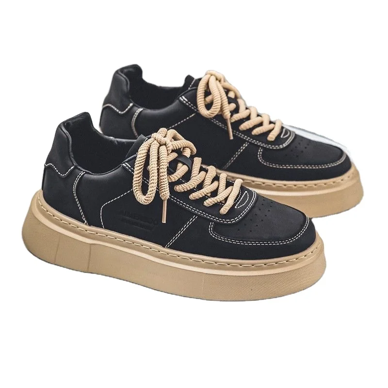 2025 Summer Men's Casual Sneakers Niche Design Trendy Sports Shoes with Versatile Youth Appeal Lining Mesh