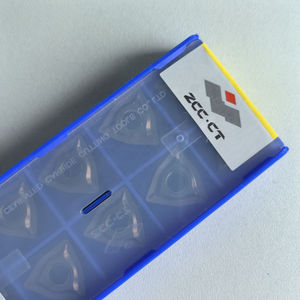 Plaquettes de tournage extérieures en carbure pour tournage CNC, revêtement PCD Zcc, WNMG080408-EF YBG202, HRC45-55.65, 100% originales, personnalisables, outils OEM - Product Image 2