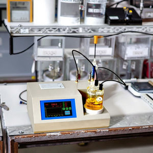 Penganalisa kelembaban air <span class=keywords><strong>Karl</strong></span> <span class=keywords><strong>Fischer</strong></span> Titrator perlengkapan pengujian konten Air Minyak kelembaban meteran kadar air - Product Image 5