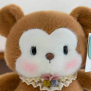 Juego de Peluches de Animales Variados al por Mayor: Conejo, Gato, Panda y Perro de Peluche Súper Suaves para Decoración de Mesa y Regalo - Product Image 3