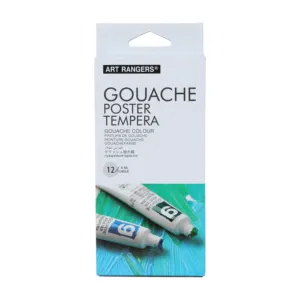 Peinture <span class=keywords><strong>gouache</strong></span> Art Rangers 12 couleurs * 6 ml, ensemble de peinture <span class=keywords><strong>gouache</strong></span> avec un pinceau - Product Image 2