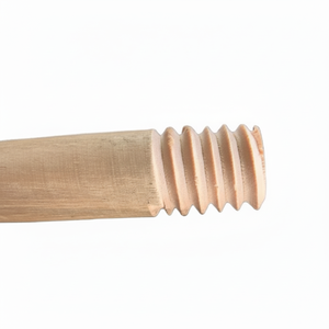 Palo de madera crudo para fregona, palo de eucalipto de vietnam para la fabricación de escoba, mango limpio, cubierta de pvc, palo de escoba de coco indio, precio - Product Image 1