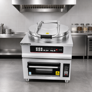 Crêpière électrique professionnelle en acier inoxydable 10 kW avec plaques en fonte ou en aluminium - Product Image 1
