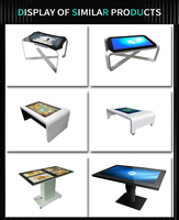 Table de jeu à écran tactile numérique 32 43 pouces table de jeu à café intelligente écran tactile table interactive écran tactile