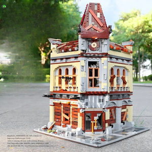 Xây dựng đô thị gạch xây dựng khối xây dựng đồ chơi thiết lập K127 The Walking Dead Movie Street <span class=keywords><strong>View</strong></span> <span class=keywords><strong>ruin</strong></span> Palace rạp chiếu phim dột nát - Product Image 4