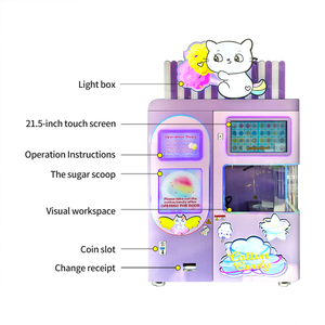 Máquina de Algodón de Azúcar Automática, Nueva, Compacta, con Motor, para Uso Comercial, de Alta Capacidad - Product Image 2