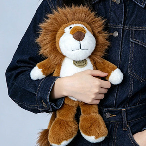 Peluche de Animales Salvajes de Alta Calidad, Suaves y Esponjosos: Perezoso, Rana, Vaca, León, Leopardo de las Nieves, Juguete de Peluche, Decoración Estética para Habitación, Recuerdo, Regalo - Product Image 1