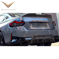 Kit carrosserie en fibre de carbone sèche de haute qualité style MP, lèvre avant + diffuseur + spoiler pour G42 Série 2 Coupé 2022+