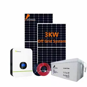 Lovsun 3kw 높은 effciency 시스템 태양 발전기 3000 와트 홈 시스템