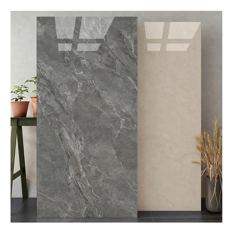 Lastra di marmo Foshan grigio Beige 750x1500mm decorazione d'interni moderni per interni Full Body piastrelle di porcellana piastrelle più di 5 anni