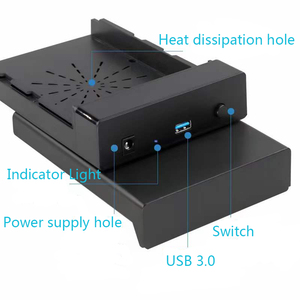 กล่องใส่ฮาร์ดดิสก์ 18TB ความเร็วสูง USB 3.0 สำหรับฮาร์ดดิสก์ภายนอกขนาด 2.5/3.5 นิ้ว กล่องใส่ฮาร์ดดิสก์ SSD - Product Image 2