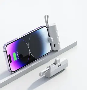 5000mAh Túi khẩn cấp điện thoại di động nhỏ sạc di động Pod Powerbank điện thoại túi Keychain powerbanks ngân hàng điện nhỏ