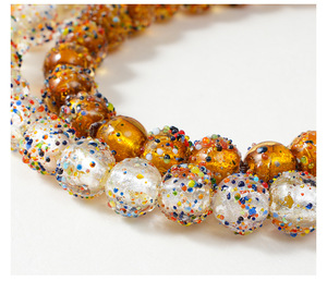 Perles en verre argentées colorées, matériaux de perlage DIY pour la création de boucles d'oreilles, colliers et bracelets faits à la main - Product Image 4