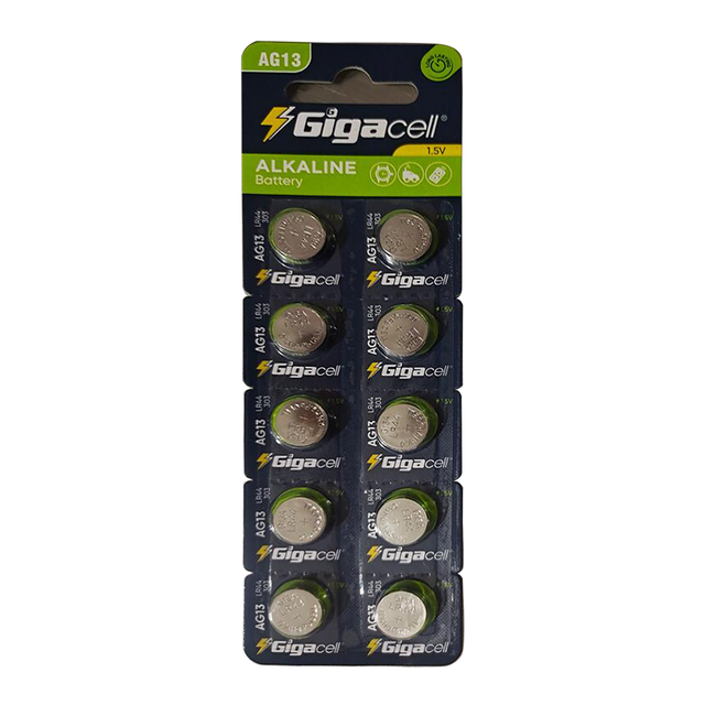AG13 Button Cell 1.5V LR44 Alkaline Battery Non Rechargeable Ideal for Watch Calculators Speaking Books