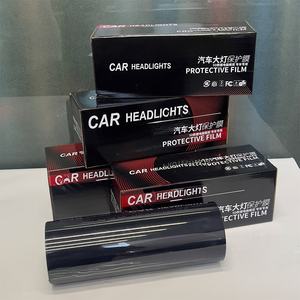 Film de protection de peinture noir foncé NIKO en TPU, anti-jaunissement, auto-réparateur, anti-rayures, UV 99%, 20% VLT, pour carrosserie, 5 ans - Product Image 1