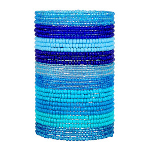 <b>Beaded</b> <b>Bracelet</b> Set 30 Pieces Stackable Seed Bead Jewelry Bohemian Style Unisex Fashion <b>Bracelets</b> - Product Image 5
