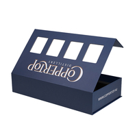 Boîte cadeau pour spiritueux de marque personnalisée - Boîte d'emballage de vin haut de gamme à 4 compartiments avec impression de logo