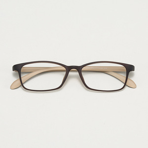 Retro Punk Quadratische TR90 Ultraleichte Geometrische Muster-Brille für Frauen Hochgradige Sehstärke-Gläser Kleines Rahmendesign für Studenten - Product Image 3