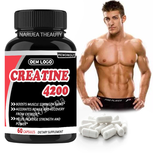 Cápsulas de suplemento muscular de creatina de etiqueta privada OEM Herbal <span class=keywords><strong>Super</strong></span> <span class=keywords><strong>MASS</strong></span> <span class=keywords><strong>Gainer</strong></span> para construcción y gestión de energía - Product Image 1