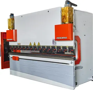 Mesin Bending OK Wc67k-200t/3200 sistem Cnc E21 mesin Bending OK logam pelat Hydraulic OK rem tekan Cnc