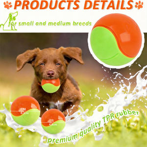 Juguete Oficial <span class=keywords><strong>FIFA</strong></span> para Mascotas, Pelota Interactiva de TPR Resistente a Mordidas, Pelota de Juguete para Perros con Sonido y Alto Rebote para la Copa Mundial 2026 - Product Image 4