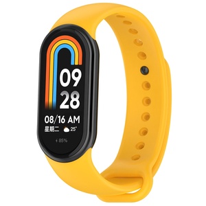 Venta al por mayor de fábrica: Correa de repuesto de silicona de alta calidad con conector metálico para Xiaomi Mi Band 9 / Mi Band 8 - Product Image 2