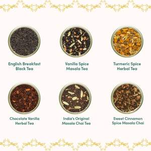 Luxury Christmas <strong>Tea</strong> Gift <strong>Set</strong> | 6 Unique Loose Leaf <strong>Teas</strong> in Tin <strong>Caddies</strong> - Premium Gift Box for Women, Men &amp; Adults - Product Image 5