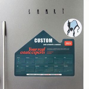 Diy Customizable 2026 Calendar Business Card <b>Fridge</b> Realtor Magnetic Calander Logo Custom Magnet for Realtors - Product Image 1