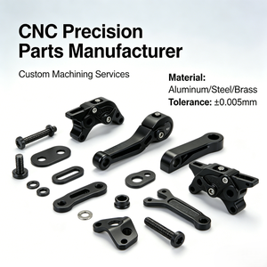 Procesamiento y Pulido de Piezas Metálicas CNC Personalizadas de Aluminio para Diferentes Componentes de Bicicleta, Horquillas de Fibra de Carbono - Product Image 3
