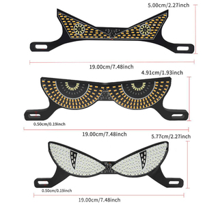 JHS nouveau système d'éclairage de moto universel 12V Led Triangle Devil Eagle Eyes Lights pour voiture Accesorios Para Moto Lights - Product Image 2