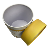 Boîte en papier carton, design personnalisé de luxe, pour thé, café, miel, emballage tube en carton