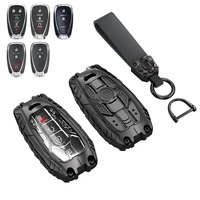 Housse de clé pour Chevrolet en silicone avec alliage de zinc et porte-clés pour Chevy Malibu Camaro Trax Traverse Sonic Cruze Volt Equinox