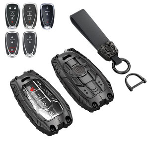 Cho Chevrolet Key <span class=keywords><strong>Fob</strong></span> Bìa Silicone với hợp kim kẽm và <span class=keywords><strong>Keychain</strong></span> cho Chevy Malibu Camaro TRAX Traverse Sonic Cruze Volt Equinox - Product Image 4