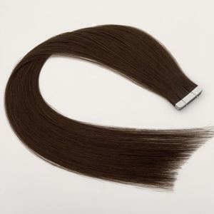 Extensiones de Cabello Adhesivas Invisibles Rusas Finas 2025 al por Mayor para Salón, Cabello Humano Virgen 1b con Cutícula Alineada, Cinta Adhesiva de Cabello Natural - Product Image 6
