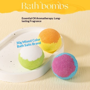 <span class=keywords><strong>Bombes</strong></span> de bain en gros de 30g avec huile essentielle, formule nettoyante au sel marin pour le contrôle du sébum, <span class=keywords><strong>bombes</strong></span> de bain de pieds portables pour hôtels et pédicures - Product Image 4