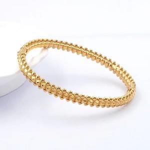 Luxury Inspired Trendy Designer Stainless Steel <b>Bangle</b> <b>Bracelet</b> Unisex - Product Image 6