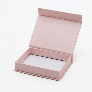 <b>Pink</b> Mini Small Shallow Eco-friendly Jewelry Set Packaging <b>Gift</b> <b>Box</b> in Stock - Product Image 2