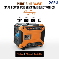 Generador Inverter de Onda Sinusoidal Pura de 6.5kW, Generador de Gasolina Súper Silencioso de 6500W para Vida en Autocaravanas y Energía Profesional para Exteriores