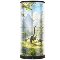 Ventilador Holográfico 3D H75, Proyector Holográfico Cilíndrico, Ventilador LED de Alto Brillo para Señalización Digital y Promoción de Marca