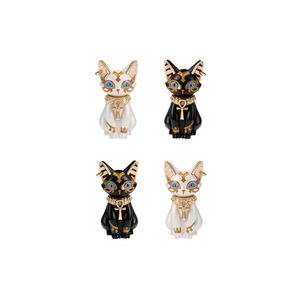 Collar de cadena para suéter hecho a mano con cuentas de aleación y diseño de <span class=keywords><strong>ojo</strong></span> de la vida, faraón, gato egipcio y <span class=keywords><strong>ojo</strong></span> de tigre - Product Image 3