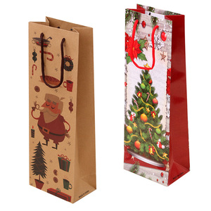 Christmas gift <b>bags</b>, Christmas kraft paper <b>bags</b>, wine <b>bags</b>, wine bottle <b>bags</b>, Christmas cross-border home goods. - Product Image 5