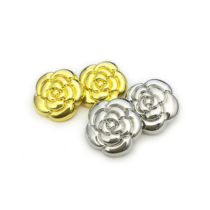 Tùy Chỉnh Thời Trang Độc Đáo Tăng Thiết Kế Kim Loại May Nút Chân Nút Cho Áo Len Phụ Nữ Quần Áo - Product Image 2