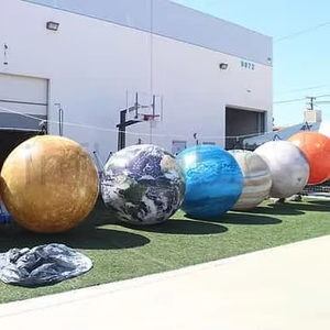 Personalizado gigante inflable <span class=keywords><strong>Planeta</strong></span> Tierra inflable Luna Marte sol Júpiter Venus Mercurio Saturno Urano <span class=keywords><strong>Neptuno</strong></span> con luces LED - Product Image 2