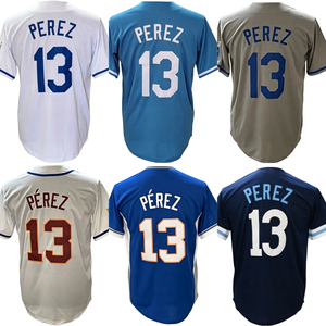 Wholesale 2026 Hot Sale Stitched American Baseball Jersey Kansas City 7 Bobby Witt Jr. 13 Salvador <strong>Perez</strong> 16 Bo Jackson 5 Brett - Product Image 2