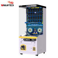Machine d'arcade à monnayeur Card Storm CE EMC pour salle de jeux, avec jeu de cartes et fonction de poussée de pièces